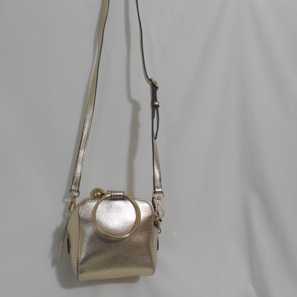 Nine West Gold Metallic Crossbody - Picture 6 of 9